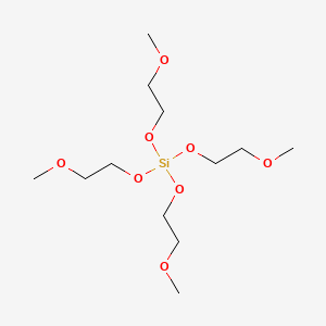 Tetrakis(2-methoxyethyl) orthosilicate chemical structure (CAS 2157-45-1)