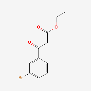 Ethyl 3-(3-bromophenyl)-3-oxopropanoate chemical structure (CAS 21575-91-7)