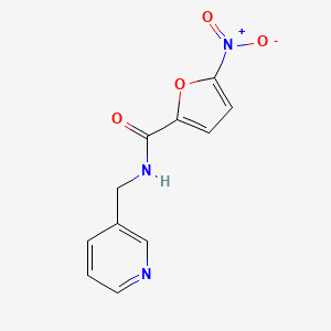 5-Nitro-N-(pyridin-3-ylmethyl)furan-2-carboxamide chemical structure (CAS 215778-97-5)