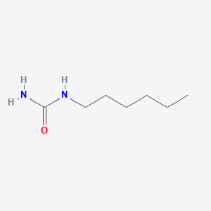 1-Hexylurea chemical structure (CAS 2158-11-4)