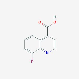 8-Fluoroquinoline-4-carboxylic acid chemical structure (CAS 215801-73-3)