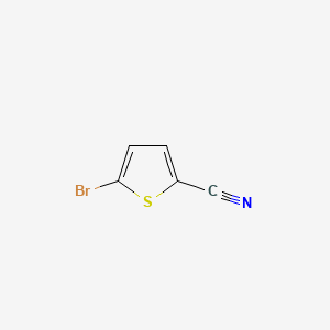 5-Bromothiophene-2-carbonitrile chemical structure (CAS 2160-62-5)