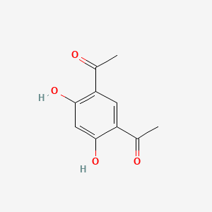 1,1'-(4,6-Dihydroxy-1,3-phenylene)diethanone chemical structure (CAS 2161-85-5)