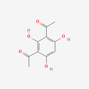 1,1'-(2,4,6-Trihydroxy-1,3-phenylene)diethanone chemical structure (CAS 2161-86-6)