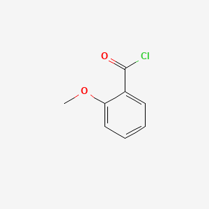 2-Methoxybenzoyl chloride chemical structure (CAS 21615-34-9)