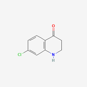 7-Chloro-2,3-dihydroquinolin-4(1H)-one chemical structure (CAS 21617-15-2)