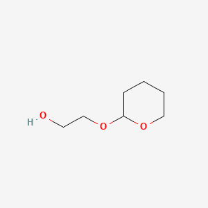 2-((Tetrahydro-2H-pyran-2-yl)oxy)ethanol chemical structure (CAS 2162-31-4)