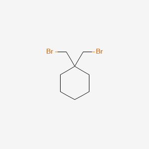 1,1-Bis(bromomethyl)cyclohexane chemical structure (CAS 21623-88-1)