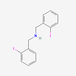 Bis(2-iodobenzyl)amine chemical structure (CAS 2162973-97-7)