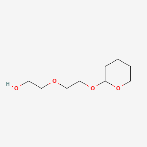 2-(2-((Tetrahydro-2H-pyran-2-yl)oxy)ethoxy)ethan-1-ol chemical structure (CAS 2163-11-3)