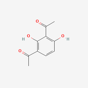 1,1'-(2,4-Dihydroxy-1,3-phenylene)bis(ethan-1-one) chemical structure (CAS 2163-12-4)