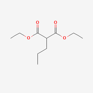 Diethyl 2-propylmalonate chemical structure (CAS 2163-48-6)