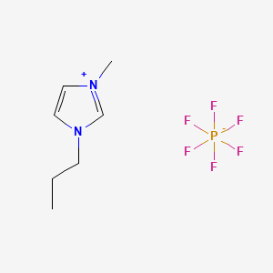 1-Methyl-3-propyl-1H-imidazol-3-ium hexafluorophosphate(V) chemical structure (CAS 216300-12-8)