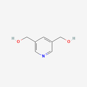 Pyridine-3,5-diyldimethanol chemical structure (CAS 21636-51-1)