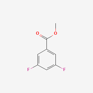 Methyl 3,5-difluorobenzoate chemical structure (CAS 216393-55-4)