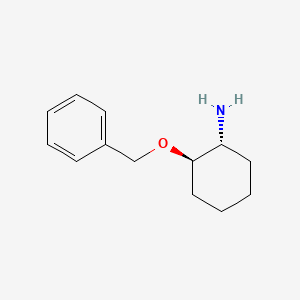(1R,2R)-2-(Benzyloxy)cyclohexanamine chemical structure (CAS 216394-06-8)
