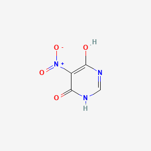4,6-Dihydroxy-5-nitropyrimdine chemical structure (CAS 2164-83-2)