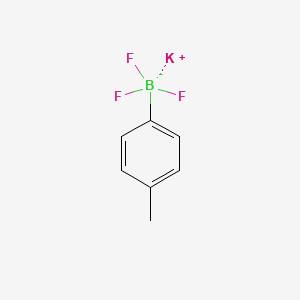 Potassium trifluoro(p-tolyl)borate chemical structure (CAS 216434-82-1)