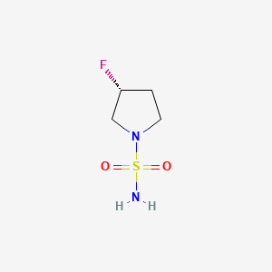 (R)-3-Fluoropyrrolidine-1-sulfonamide chemical structure (CAS 2165496-71-7)