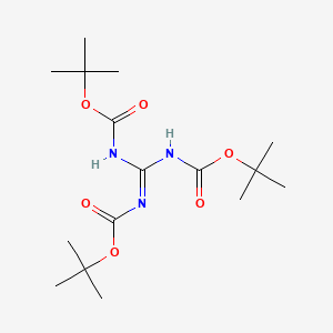 N,N',N''-Tri-boc-guanidine chemical structure (CAS 216584-22-4)
