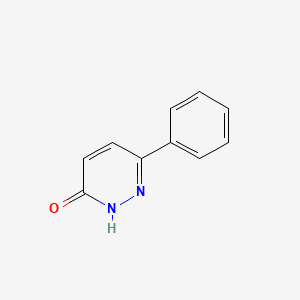 6-Phenylpyridazin-3(2H)-one chemical structure (CAS 2166-31-6)