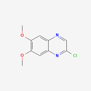 2-Chloro-6,7-dimethoxyquinoxaline chemical structure (CAS 216699-86-4)