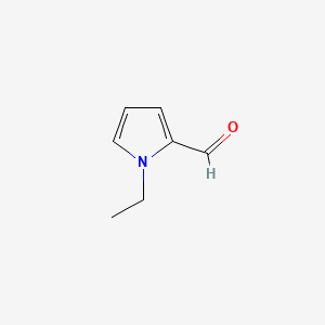 1-Ethyl-1H-pyrrole-2-carbaldehyde chemical structure (CAS 2167-14-8)