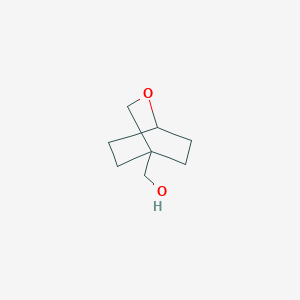 (2-Oxabicyclo[2.2.2]octan-4-yl)methanol chemical structure (CAS 2168235-11-6)