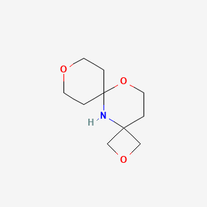 2,9,12-Trioxa-5-azadispiro[3.1.56.34]tetradecane chemical structure (CAS 2168414-64-8)