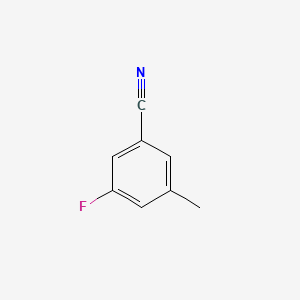 3-Fluoro-5-methylbenzonitrile chemical structure (CAS 216976-30-6)