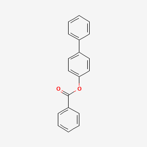 (4-Phenylphenyl) benzoate chemical structure (CAS 2170-13-0)