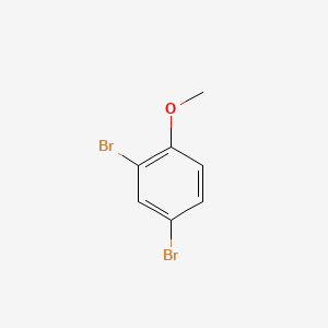 2,4-Dibromo-1-methoxybenzene chemical structure (CAS 21702-84-1)
