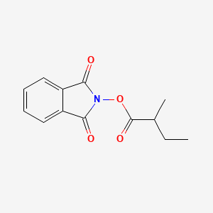 1,3-Dioxoisoindolin-2-yl 2-methylbutanoate chemical structure (CAS 2171537-18-9)