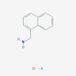 1-Naphthalenemethanamine, hydrobromide (1:1) chemical structure (CAS 217309-83-6)