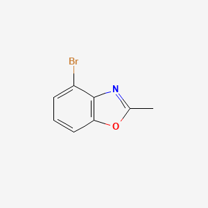 4-Bromo-2-methylbenzo[d]oxazole chemical structure (CAS 217326-69-7)