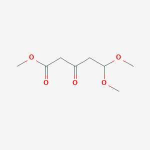 Methyl 5,5-dimethoxy-3-oxopentanoate chemical structure (CAS 217447-41-1)