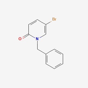 1-Benzyl-5-bromo-1,2-dihydropyridin-2-one chemical structure (CAS 217448-53-8)