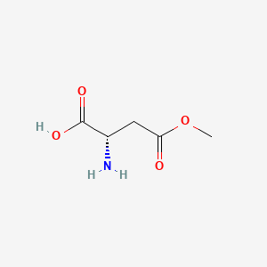 H-Asp(OMe)-OH chemical structure (CAS 2177-62-0)