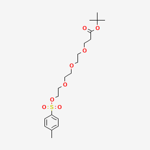 Tos-peg4-t-butyl ester chemical structure (CAS 217817-01-1)