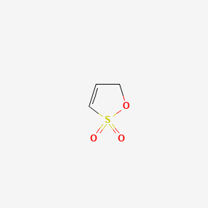 Prop-1-ene-1,3-sultone chemical structure (CAS 21806-61-1)