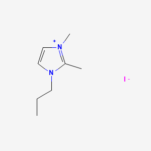 1,2-Dimethyl-3-propyl-1H-imidazol-3-ium iodide chemical structure (CAS 218151-78-1)