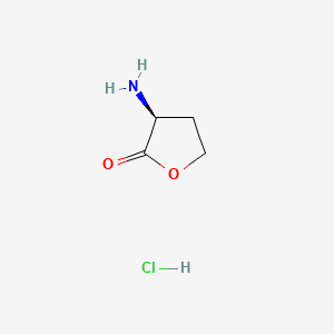 (S)-3-Aminodihydrofuran-2(3H)-one hydrochloride chemical structure (CAS 2185-03-7)