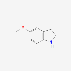 5-Methoxyindoline chemical structure (CAS 21857-45-4)