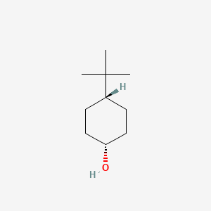 trans-4-(tert-Butyl)cyclohexanol chemical structure (CAS 21862-63-5)