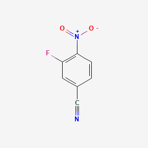 3-Fluoro-4-nitrobenzonitrile chemical structure (CAS 218632-01-0)