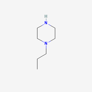 1-Propylpiperazine chemical structure (CAS 21867-64-1)