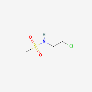 N-(2-Chloroethyl)methanesulfonamide chemical structure (CAS 21896-59-3)