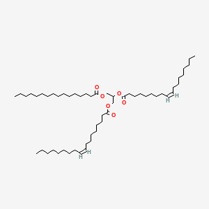 3-(Palmitoyloxy)propane-1,2-diyl dioleate chemical structure (CAS 2190-30-9)