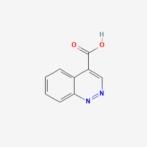 Cinnoline-4-carboxylic acid chemical structure (CAS 21905-86-2)