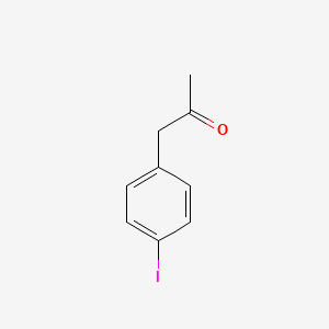 1-(4-Iodophenyl)propan-2-one chemical structure (CAS 21906-36-5)